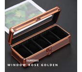 1/3/5 Slots Aluminum Suitcase Case Display Storage Box Watch Storage Box Case Watch Bracket Clock Watch Clock Box Tool Box