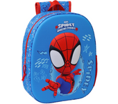 Mochila Guarderia 3D Spidey 27x33x10 Cm (Safta 622553890)