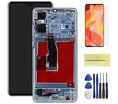 6.1" OLED For Huawei P30 LCD Display Touch Screen Digitizer Assembly For Huawei P30 ELE-L29 ELE-L09 Screen+Frame Replacement