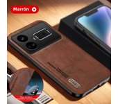 Luxury PU Leather Skin Magnetic Protective Back Cover Phone Case for OPPO Realme 12 11 Pro C63 C65 C67 GT5 C53 C55 GT3 Neo 5SE
