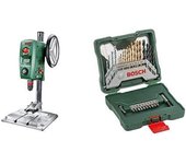 Bosch PBD 40 - Taladro de columna, caja de cartón, 710 W + Set de accesorios X-line, 30 unidades