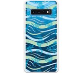 Funda compatible con Samsung Galaxy S10 - Patron caballitos de mar