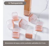 16/8/4Pcs Silicone Non-Slip Legs Pads Thick-soled Furniture Sofa Anti-noise Feet Cover Wood Floor From Scratches Protectors Mat