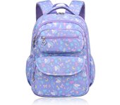 Mochila impermeable para adolescentes y niños, mochila escolar primaria cómoda y transpirable con múltiples compartimentos