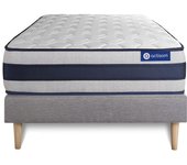 Pack colchón Actilatex ergo 90x190cm + Somier, Látex y espuma viscoelástica, 5 zonas de confort