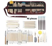 Pottery Clay Sculpting 8-62Pcs Tools Set Kit Smoothing Wax Carving Ceramic Tools Polymer Shapers Modeling Carved Tool Sculpture