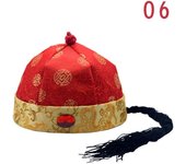 Chinese Palace Prince Hat Headwear Headdress Cosplay Party Qing Dynasty Man Hat