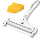 Cortadores de queso para queso en bloque, cortador de queso con alambre, cortador de mantequilla, cortador de cocina de acero inoxidable, rallador de queso manual