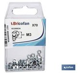 Cofan Tuercas Hexagonales DIN 934 M12 Zinc Blíster de 3 Uds - Alta Calidad