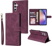 Wallet Card Framework Magnetic Flip Leather Case For Samsung Galaxy A03 A04s A12 A13 A14 A23 A31 A32 A33 A34 A51 A52 A53 A54 A71
