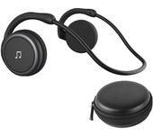 A6 Small Bluetooth Headphones Wrap Around Head Comfortable Wireless Headphones Foldable Bluetooth Headsets with Microphone Purse