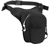 Riñonera Pierna Moto Impermeable con Funda de Lluvia, para Hombre y Mujer, Pernera Moto, Bolsa Pierna Moto, Bolsa Deporte  Muslo y Cintura con Correas Ajustables y Extraíble para Deporte, Correr, Ciclismo, Senderismo, Pesca, Trabajo. marca OnlyPRiME