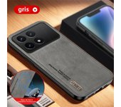 Retro Frosted Leather Magnetic Phone Cover For Poco X6 Pro 5G Case TPU Soft Frame Protect Fundas PocoX6 Poko Little X 6 Pro 6X