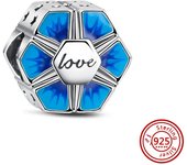 Fit Original Pandora Charm Bracelet DIY Jewelry 925 Sterling Silver Love Travel Flower Lipstick Family Friend Pendant Fine Beads