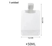 30/50/100ml Refillable Packaging Bags Travel Essentials Lotion Cosmetics Shampoo Shower Gel Portable Bags Makeup Fluid Bottles