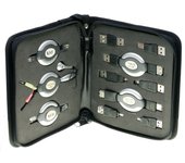 BVC Kit de Viaje Conexiones USB / RJ - Travel Easy-Azul Kit USB 11 Pzas - Cables para Altavoces Portátiles