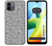 Funda Silicona para Xiaomi Redmi A1 diseño Letras Dibujos