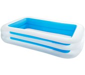 Bestway Piscina Rectangular 2 Aros 262x175x56cm 2 Cámaras de Aire - Fácil de Montar