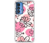 Funda Silicona Antigolpes para Motorola Edge 20 Pro diseño Flores 09 Dibujos