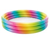 Piscina Hinchable Intex 3 Aros Topos de Colores para Niños