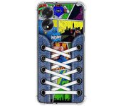 Tumundosmartphone Funda Silicona Antigolpes para Oppo A18 diseño Zapatillas 14 Dibujos