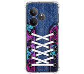 Tumundosmartphone Funda Silicona Antigolpes para Realme GT 6 / GT 6T 5G diseño Zapatillas 06 Dibujos