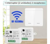 Wireless Wall Light Switch 433Mhz 1/2/3 Wall Light Panel Switch LED Interrupter Switch for Lighting 110V 220V Wireless Control