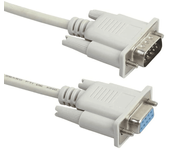 Cable Serie Rs232 Db9 Macho - Db9 Hembra 1.8 Metros Beige