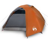 vidaXL Tienda de Campaña Iglú 4 Personas Tela Opaca Impermeable Toldo Color Azul,  orange,  Verde y mas