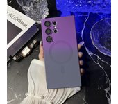 Magnetic Wireless Charge Gradient Case For Samsung Galaxy S25 S24 S23 S22 S21 S20 Plus Ultra For Magsafe Liquid Silicone Cover