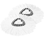 Vileda Turbo - Cabezal de Repuesto 2 en 1 para Vileda Easy Wring & Clean Turbo, Blanco