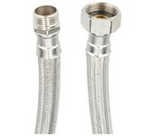 Latiguillo Fontastock acero inoxidable AISI 304 EPDM Macho 1/2"- Hembra 3/4" 40 cm