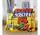 RR-Ricky Z-Zoom Cartoon Poster Blanket,Lightweight Warm Insulation Sofa Bed Office Car Knee Pads Blankets,Decke