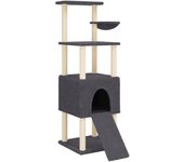 Rascador para Gatos with postes de isal gris obscura 60 cm