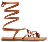 Sandalias planas de Mujer GIOSEPPO 69115 CUERO ESCLAVA TIRAS DEDO CUERO 35943 25V