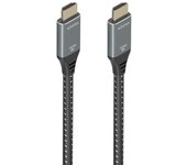 AISENS - Cable HDMI V2.1 ultra alta velocidad / HEC 8K@60Hz 48Gbps, A/M-A/M, Gris/Negro, 7.0m A150-0877