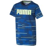 Puma Camiseta Junior Hero Azul Cómoda Transpirable Alta Calidad