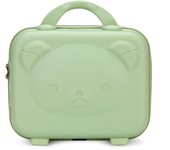 14 pulgadas PP equipaje de mano 3D Oso de dibujos animados caso cosmético multifuncional mini bolsa de almacenamiento de cosméticos recuerdo