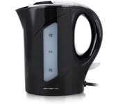 Hervidor de Agua Emerio 1L – Rápido (900W), Diseño Pequeño y Práctico, Negro
