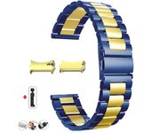 No Gaps Stainless Steel Band for Samsung Galaxy Watch7 6 4 Classic 46mm 47mm/Watch4 5 pro 44mm 40mm Strap Curved end Bracelet
