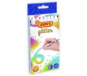 ESTUCHE 8 ROTULADORES GLITTER COLORES SURTIDOS JOVI 1608G