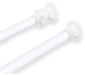 YUNIK HOME- Barra extensible con ventosa Cortinas de Ducha, Para Baño, Ropero, Ventana, Armario y Cocina, sin taladros ni tornillos.