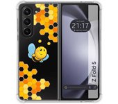 Funda Silicona Antigolpes para Samsung Galaxy Z Fold 5 5G diseño Abeja Dibujos