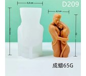 Valentine's Day Couple Embrace Silicone Candle Mold Diy Symbol of Love Sculpture Plaster Resin Casting Tool Home Crafts Gift