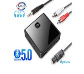 Bluetooth 5.0 Transmitter Receiver Low Latency 3.5mm AUX Jack Optical Stereo Music Wireless Audio Adapter For PC TV Car Speaker