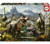 Puzzle 1000 piezas Dinosaurios Feroces (Educa 19924)