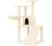 Rascador para Gatos con postes de isal crema 94 cm