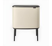Brabantia Cubo de basura BO Touch Bin 3 x 11 L Soft Beige