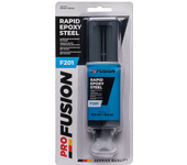 ProFusion - Pegamento Epoxi 2 Componentes para Metal Vidrio Cerámica Granito - Adhesivo Fuerte Rápida - F201 Rapid Epoxy Steel - 25 ml