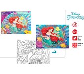 COLORBABY SIRENITA-PUZZLE DOBLE CARA M-PLUS 35X25 CM-48 PZAS +4A JUGUETE OFICIAL Y ORIGINAL